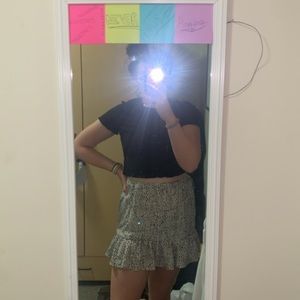 cute polka dot skirt!